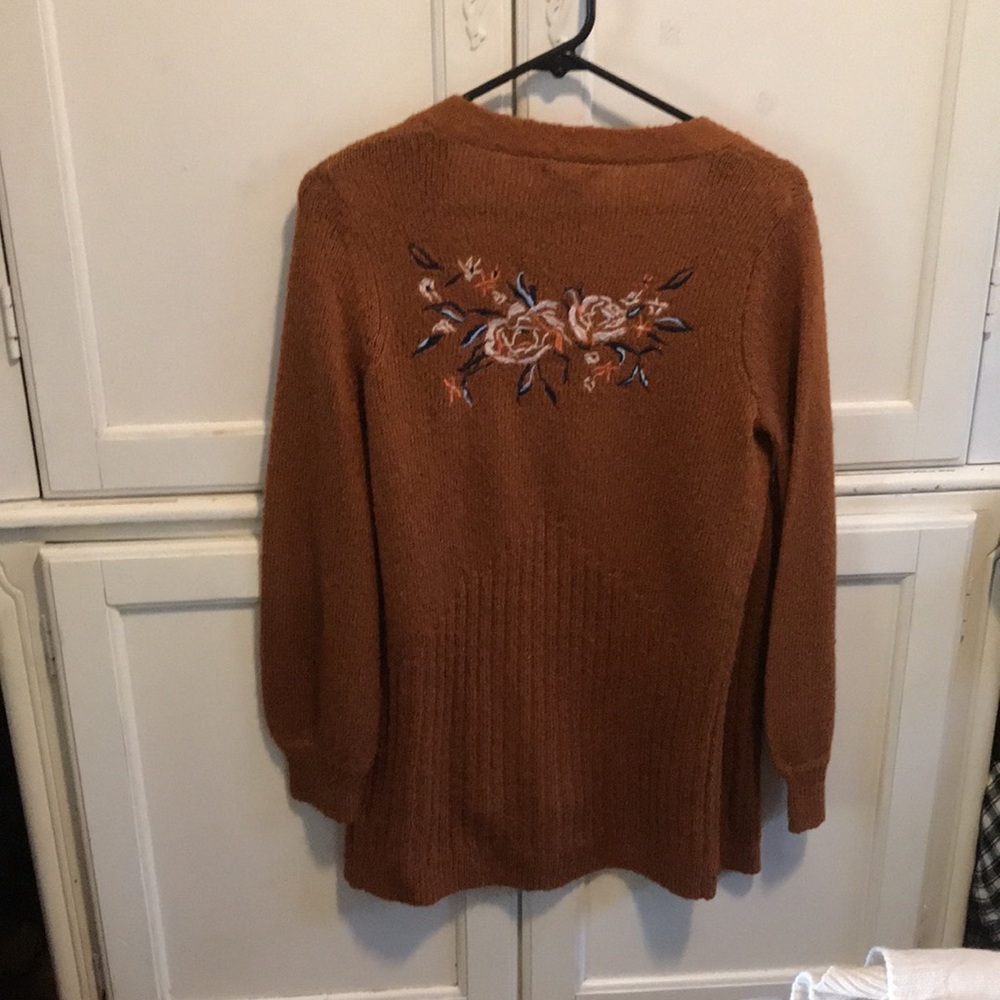 Orange Cardigan